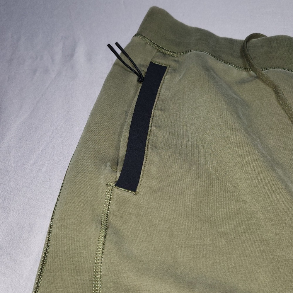 Merrell Mens Olive Green Activewear Hiking Shorts Joggers Waist Size Medium - Picture 6 of 7